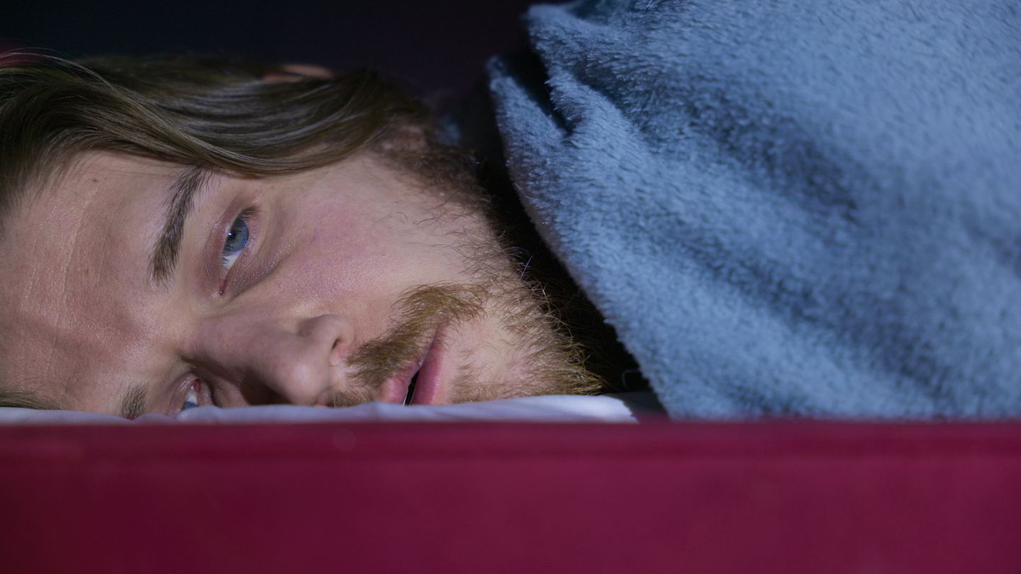 Bo Burnham lays awake in quarantine in Netflix special Inside (2021).