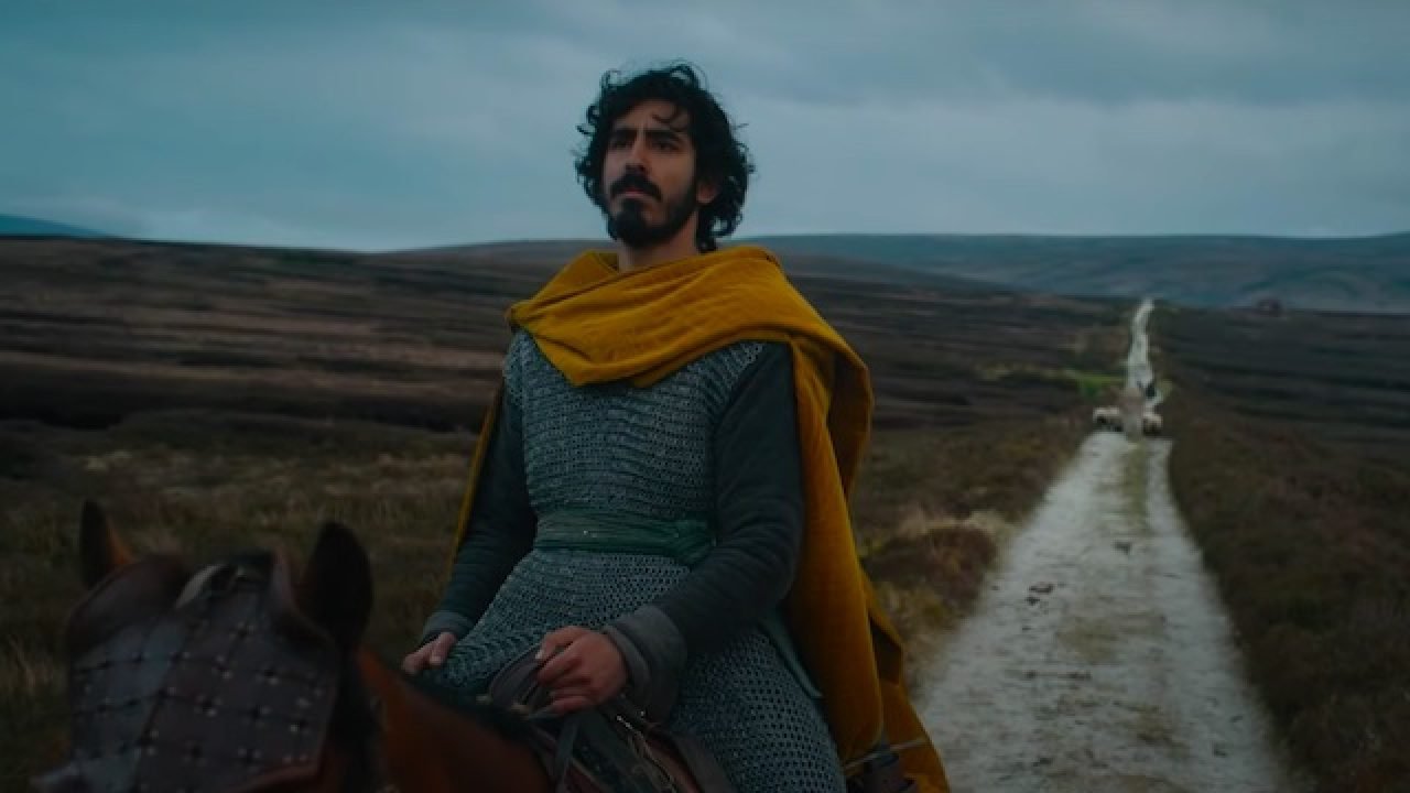 Dev Patel as Sir Gawain in The Green Knight (2021).