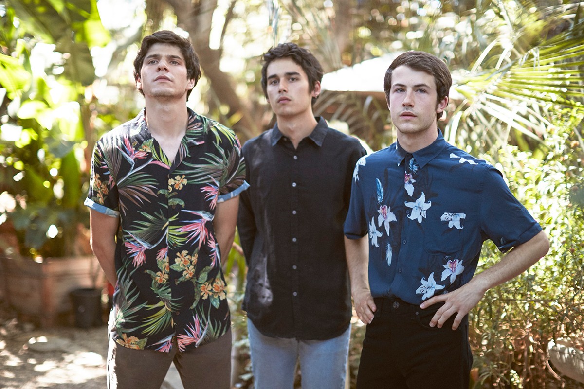 From left to right, Wallows members Braeden Lemasters, Cole Preston, and Dylan Minette.