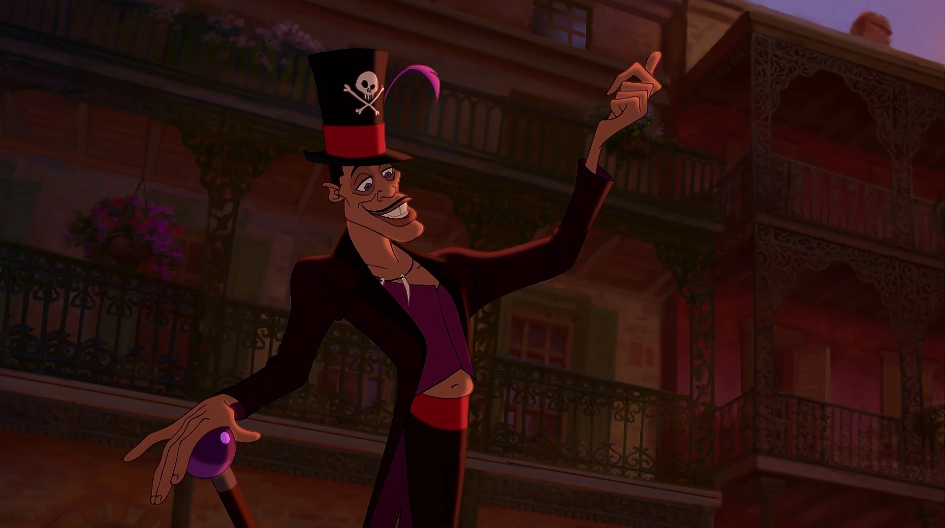 Clements, Ron; Musker, John, dir. The Princess and the Frog. 2009. Pictured: Dr. Facilier.