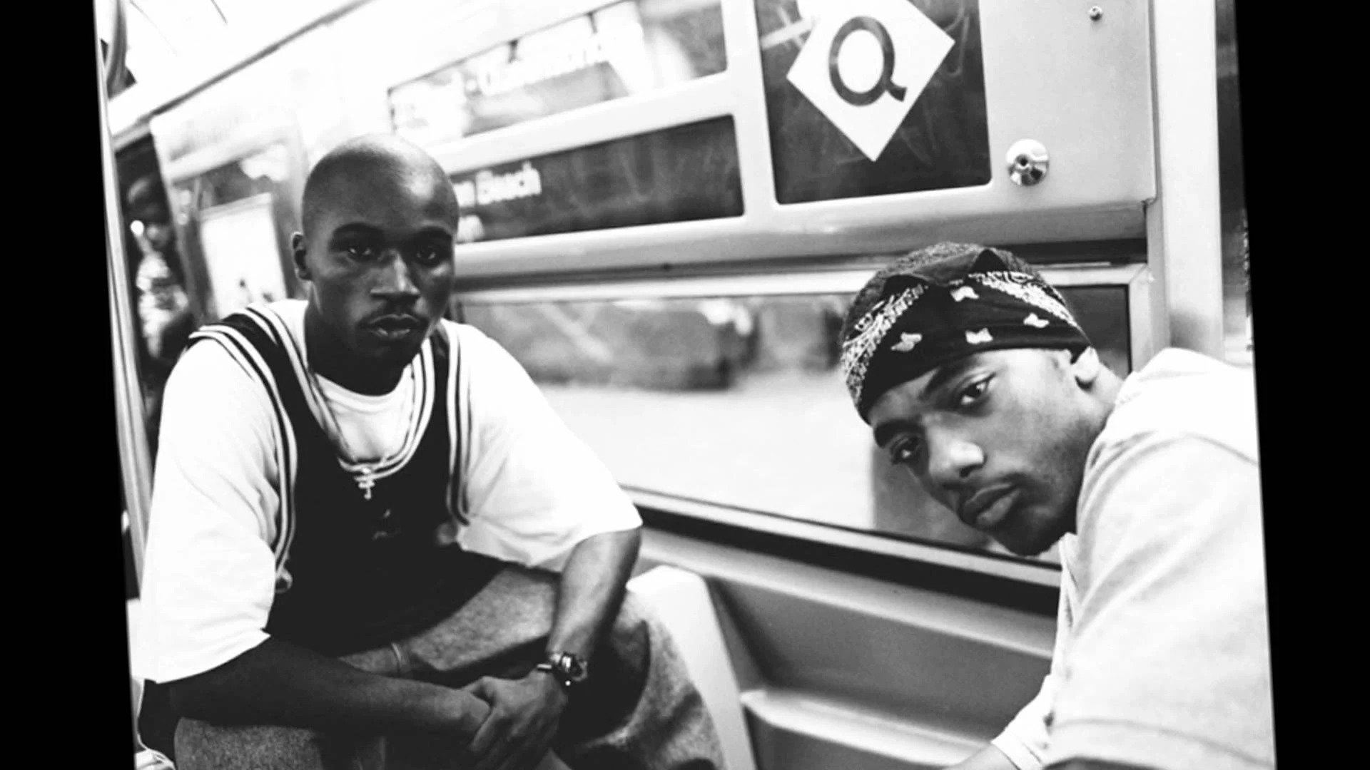 Mobb Deep. Havoc left and Prodigy right.