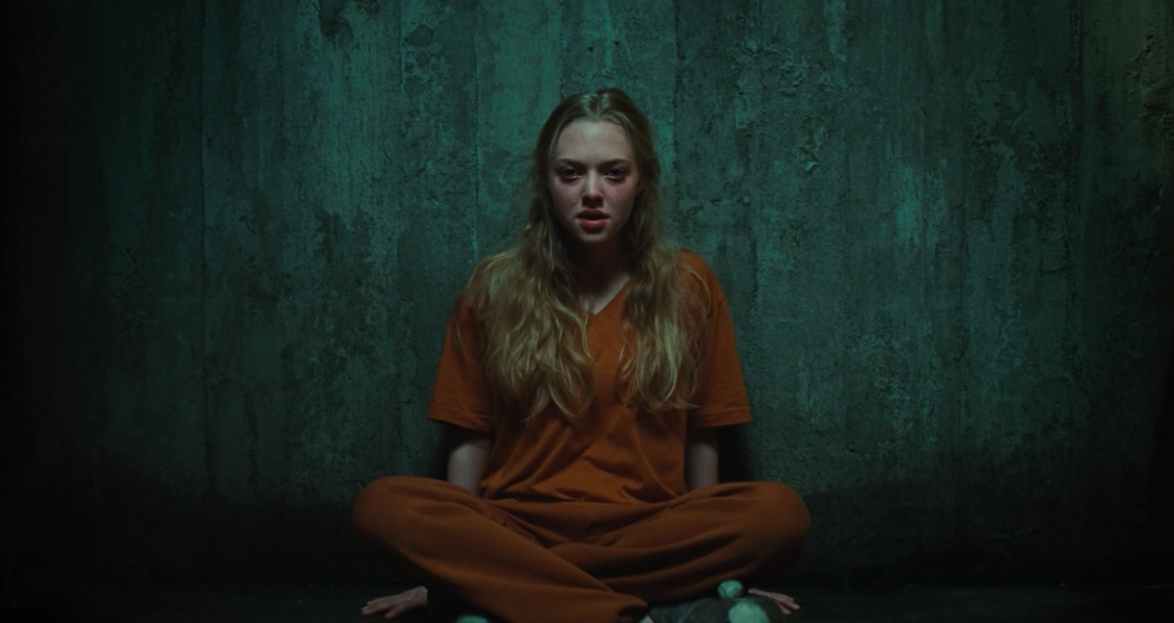 Needy sits in a cell in a mental institution in 'Jennifer's Body' (2009).