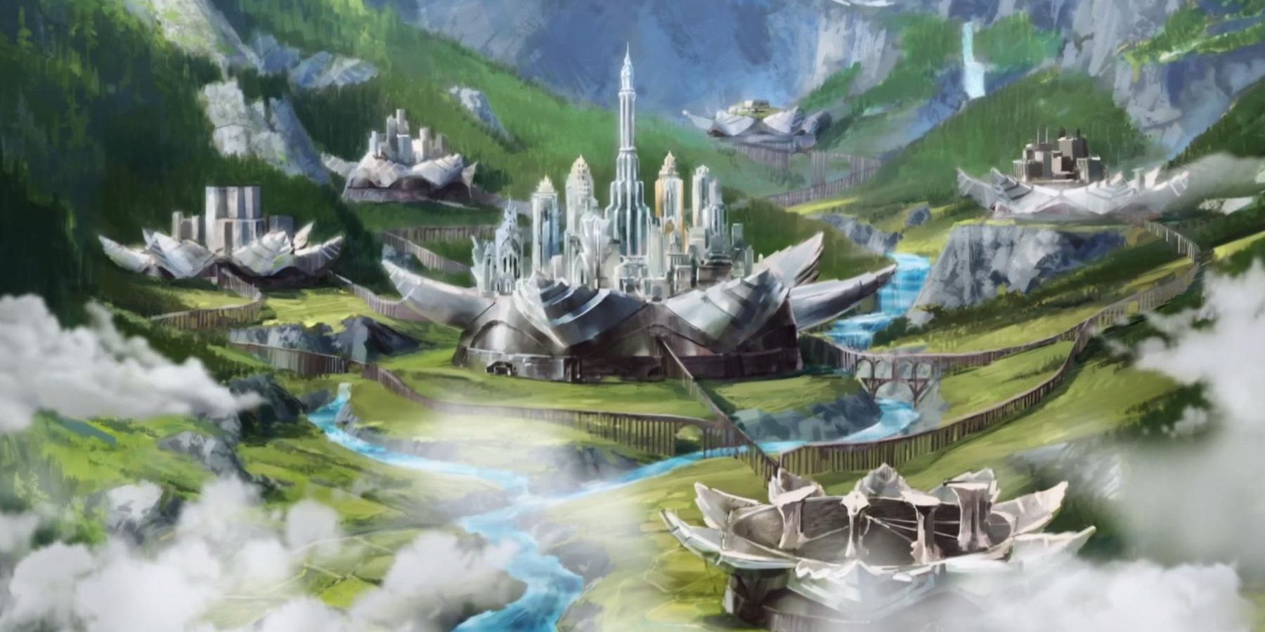 The metalbending city of Zaofu.