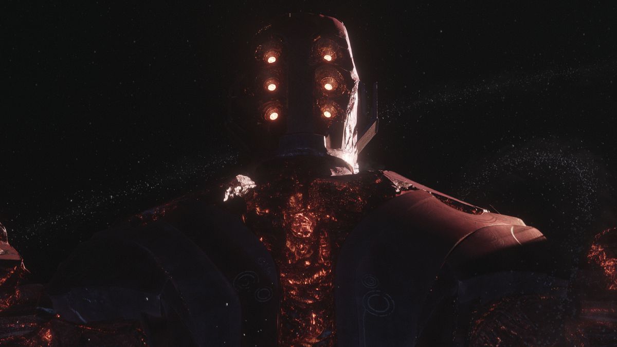 Arishem in space in 'Eternals' (2021).