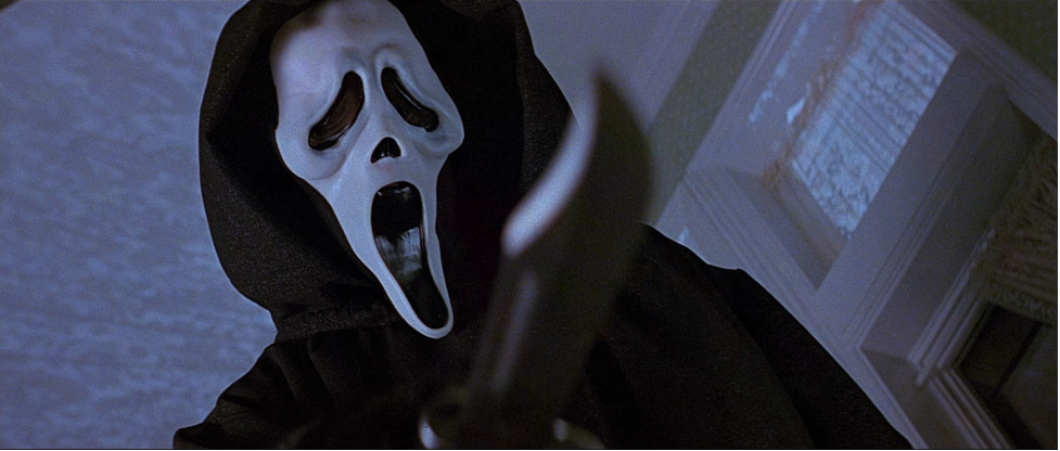 Ghostface approaches his next victim in 'Scream.'