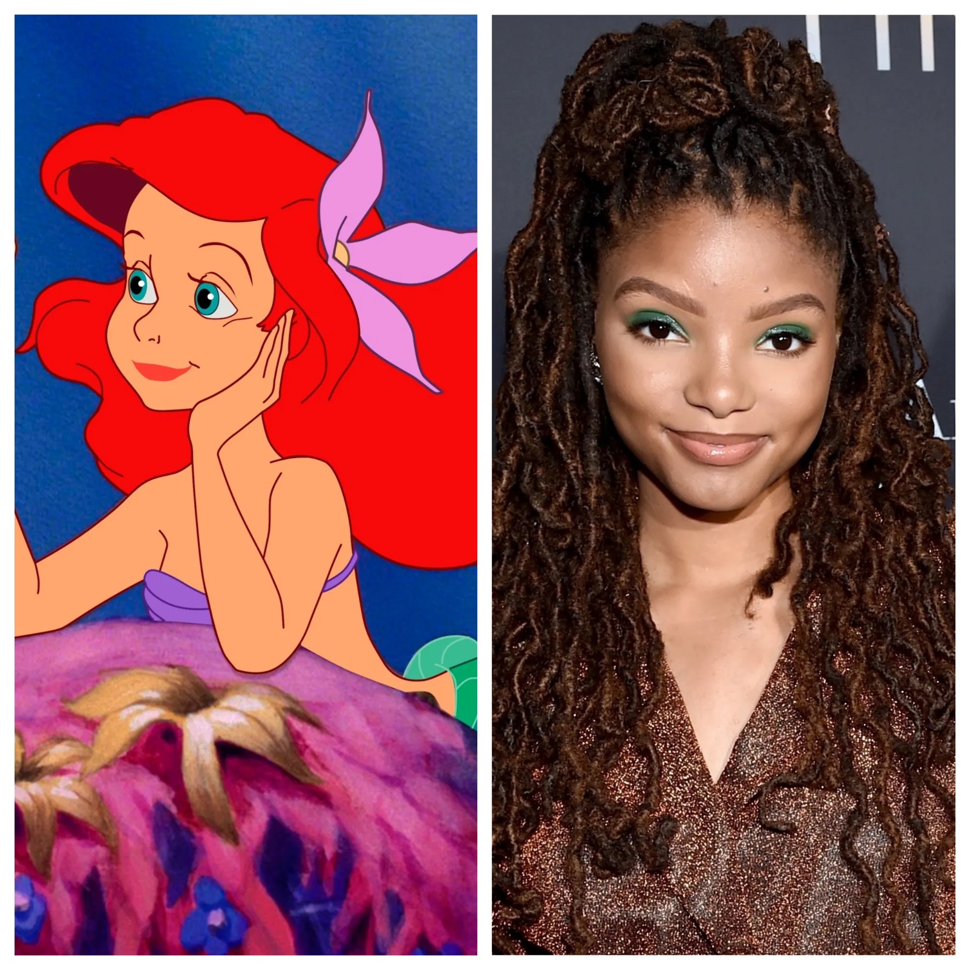 Halle Bailey as The Little Mermaid. 