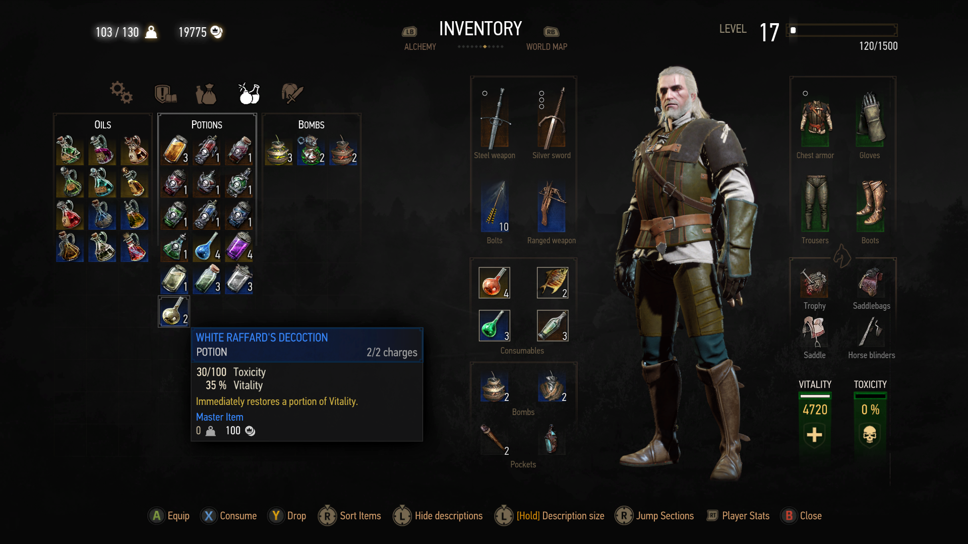 User Interface in The Witcher 3