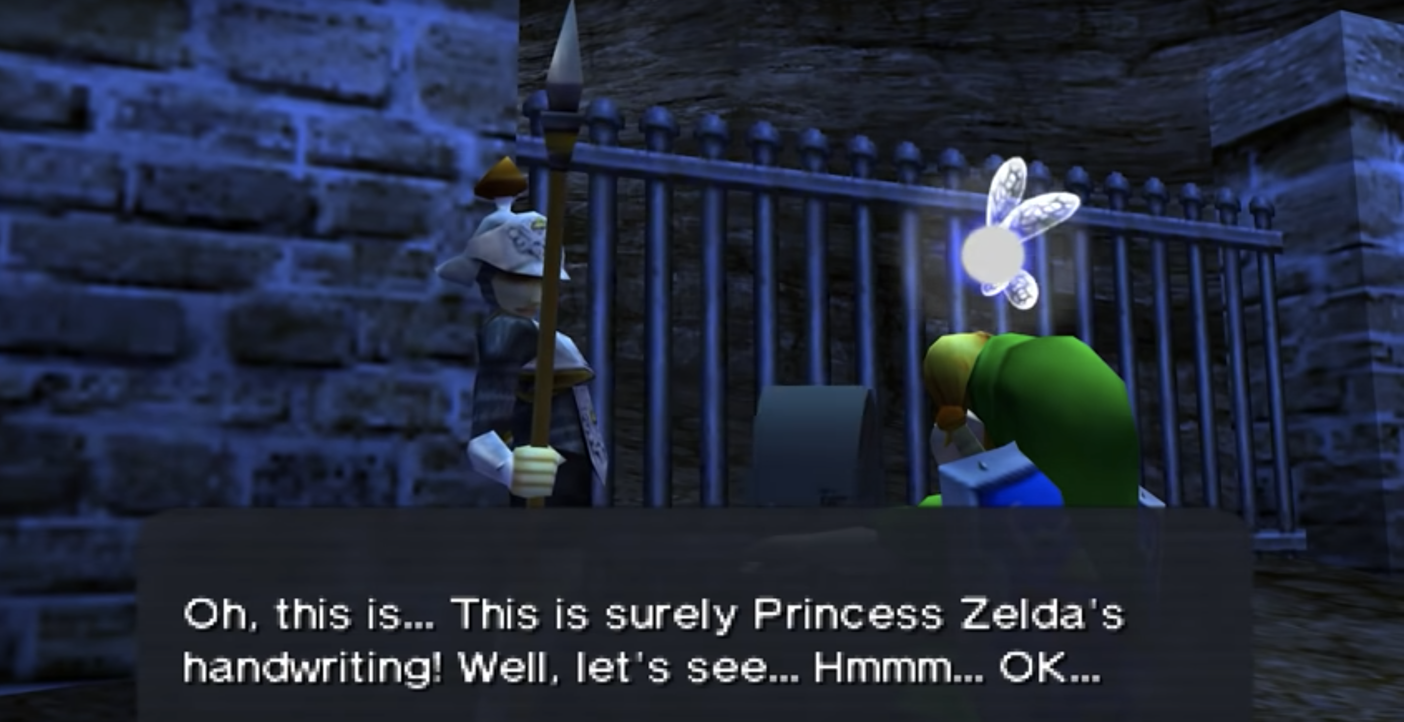 Where to use Zelda's Letter - Zelda: Ocarina of Time 