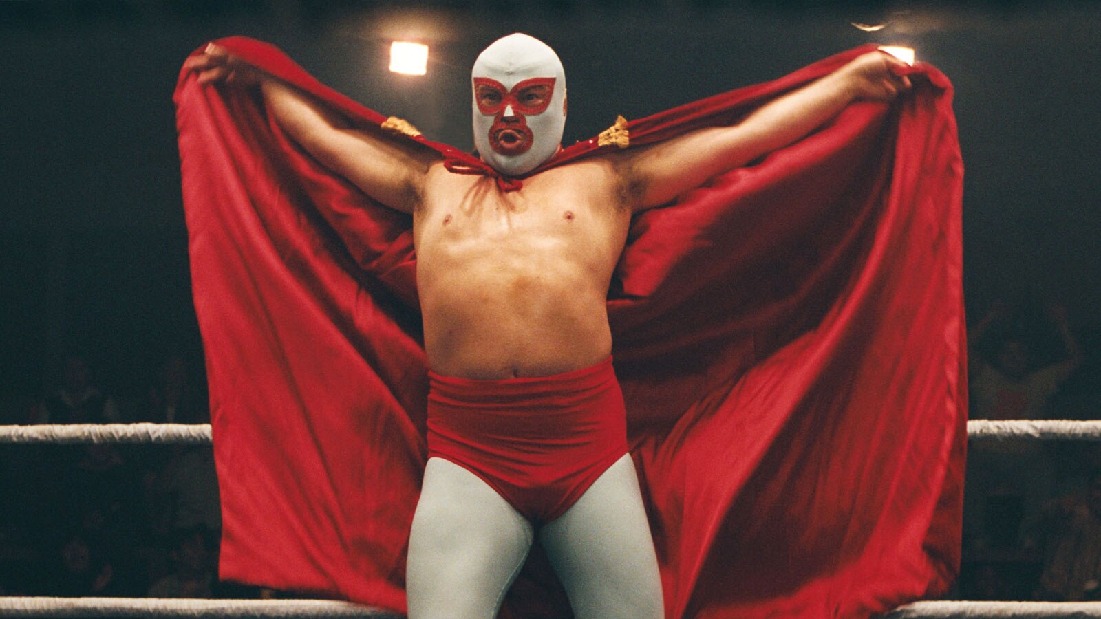 Jack Black fighting as Nacho Libre in Nacho Libre (2006).
