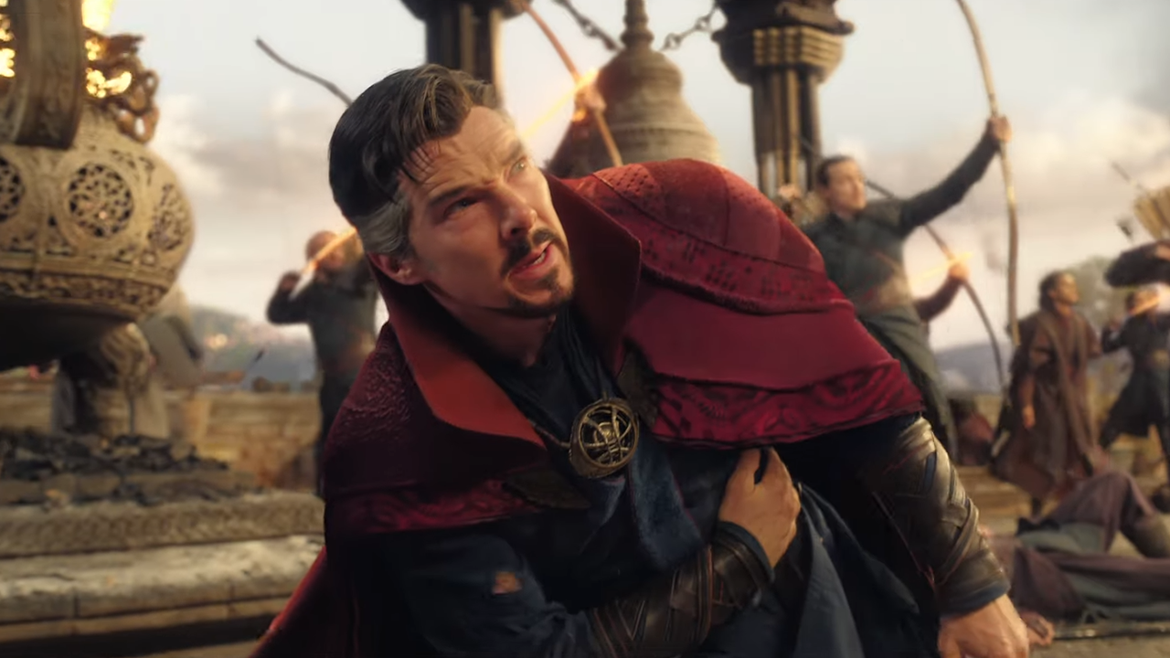 Benedict Cumberbatch as Doctor Strange in Doctor Strange in the Multiverse of Madness (2022).