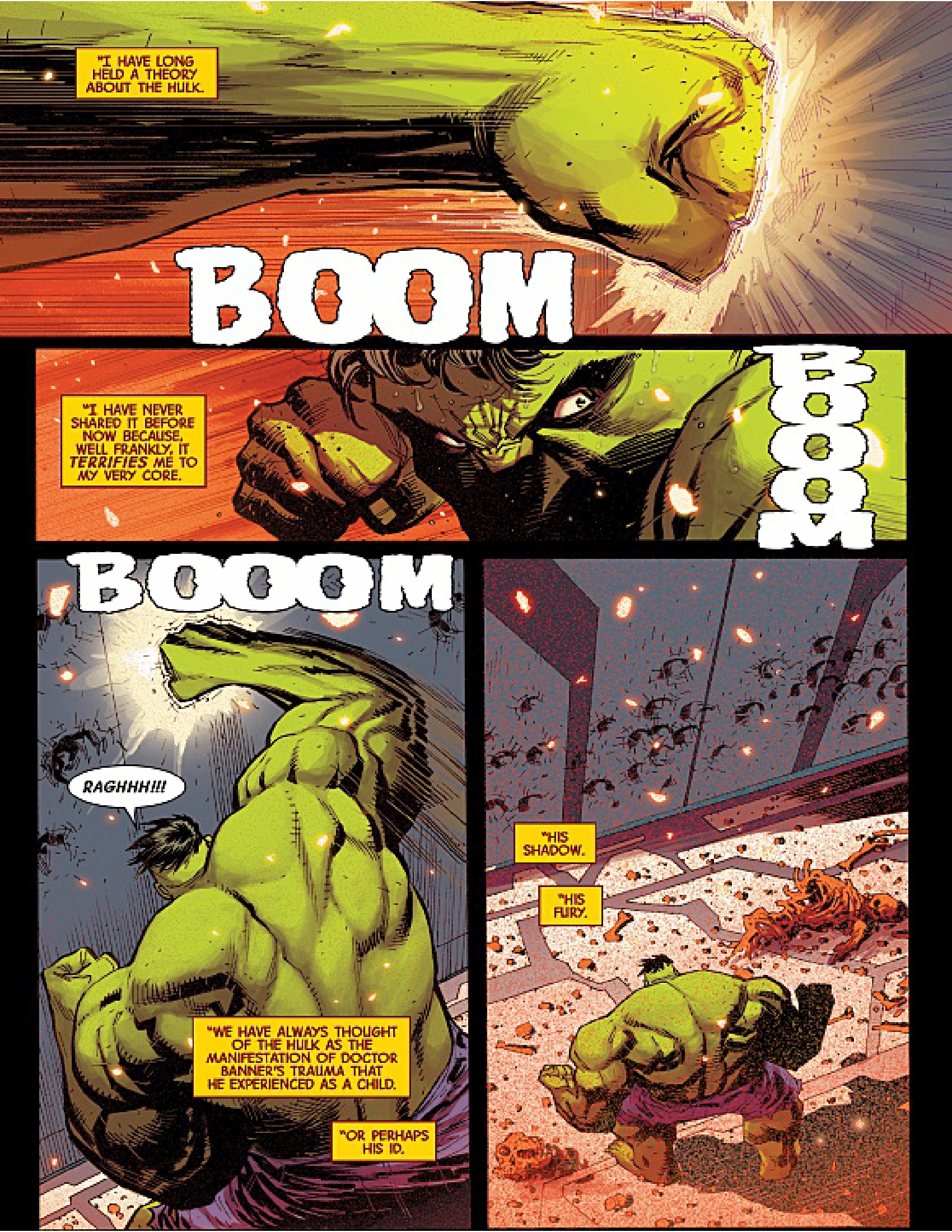 Cates, Donny; Ottley, Ryan; Martin, Frank; Petit, Cory; Moss, Wilson. Hulk #1. Marvel Comics. 2021.