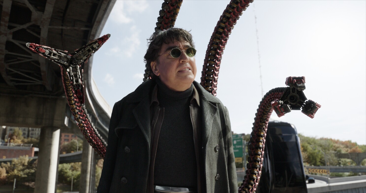 Alfred Molina as Dock Ock in Spider-Man: No Way Home (2021). 