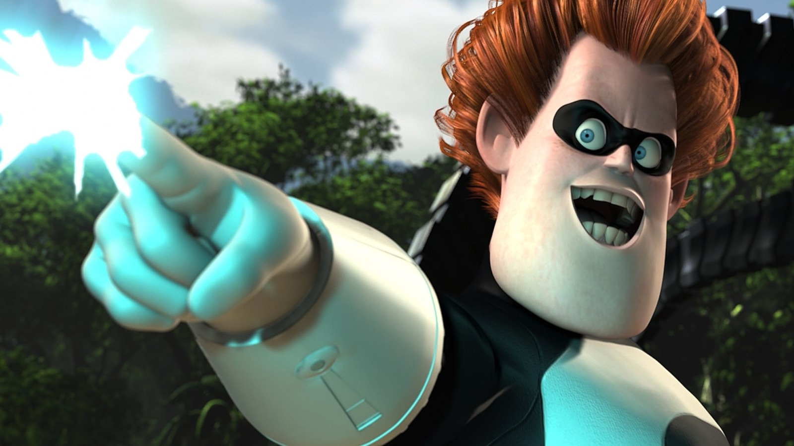 A still of Syndrome from "The Incredibles."