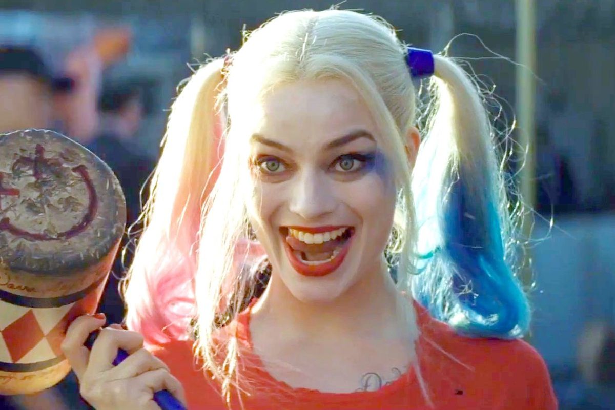 A still of Harley Quinn in "Suicide Squad."