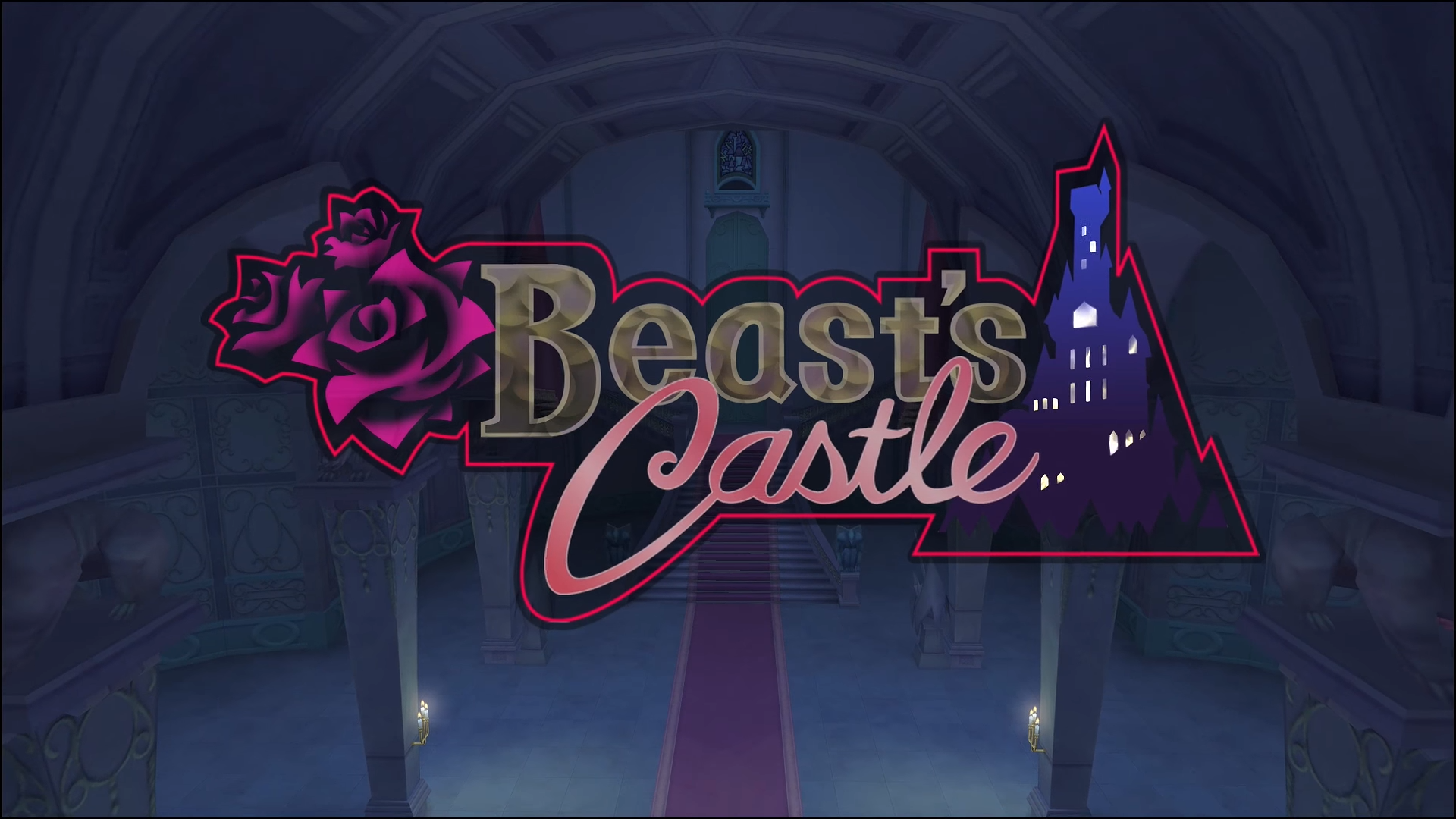 "Kingdom Hearts II". 2007. Square Enix. Disney. Beast's Castle title card.