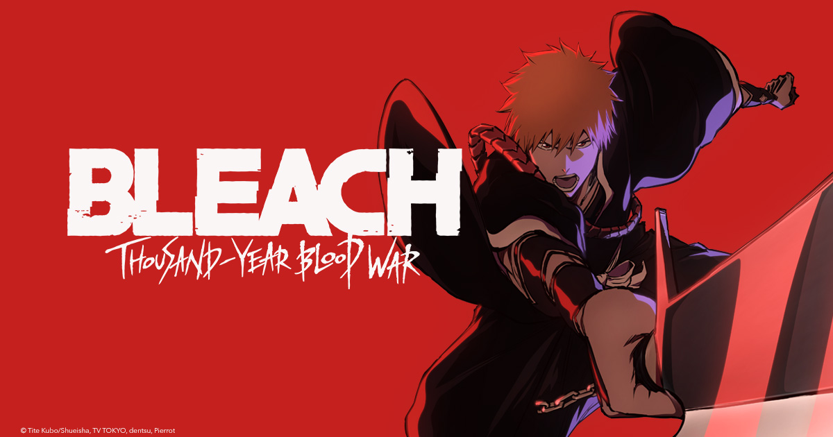 Kubo, Tite. Bleach: Thousand-Year Blood War (2022). TV TOKYO.
Promotional image for Bleach: Thousand Year Blood War featuring main character, Ichigo Kurosaki.