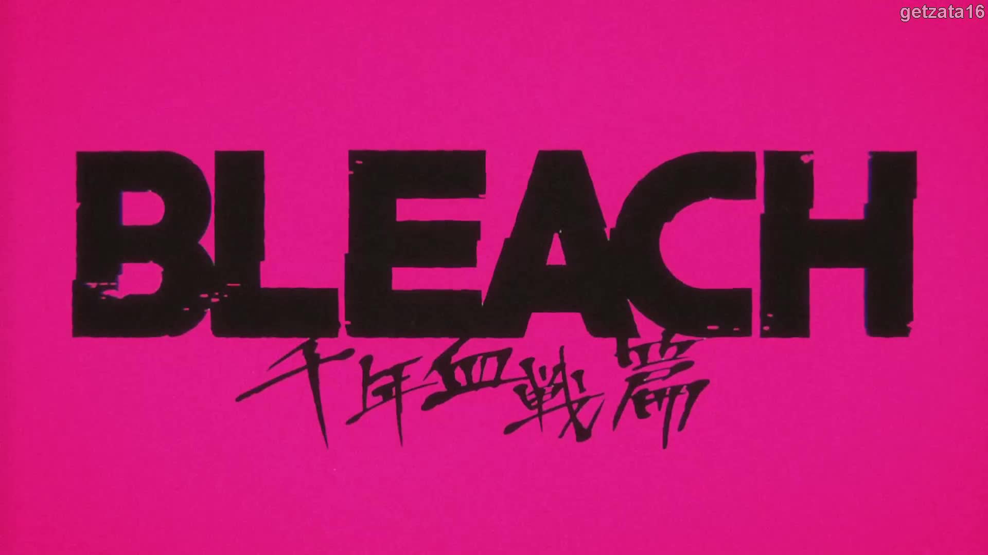 The title card reads "Bleach" in English and Japanese.