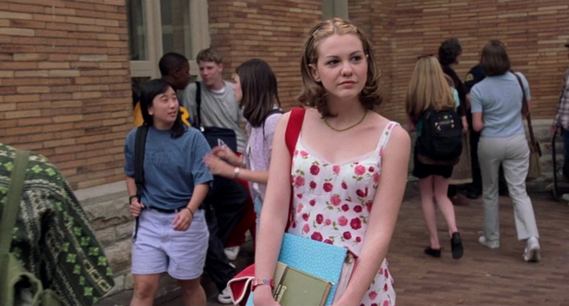 The introduction to the main female character, Bianca Stratford, in "10 Things I Hate About You."