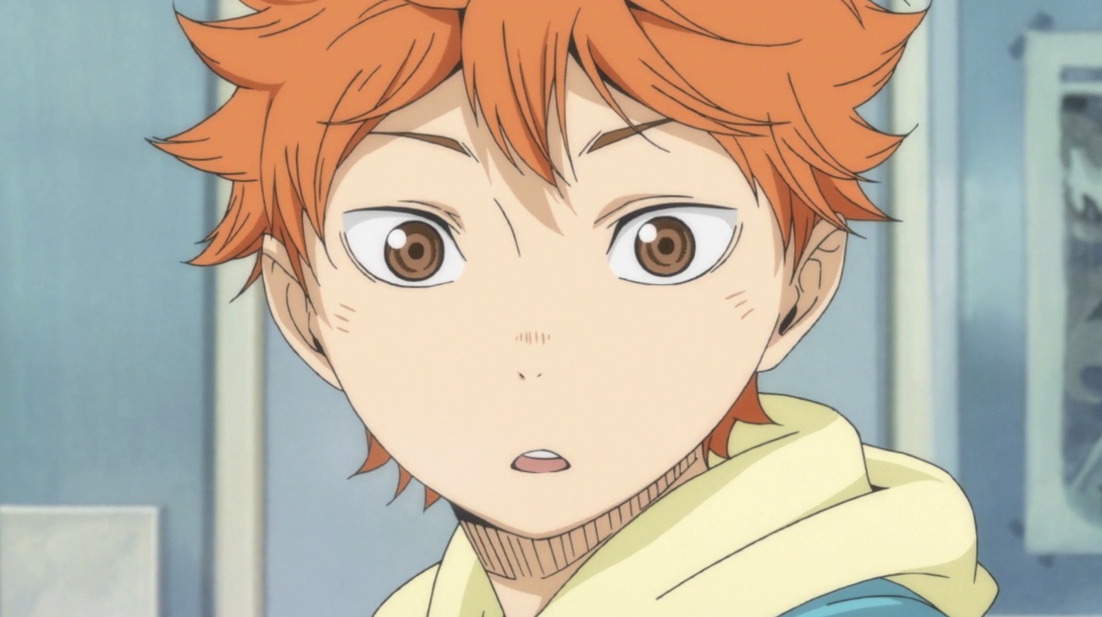 Canon Hinata Shoyo from "Haikyuu!!" (2014-) in middle school often used in fanon works.   