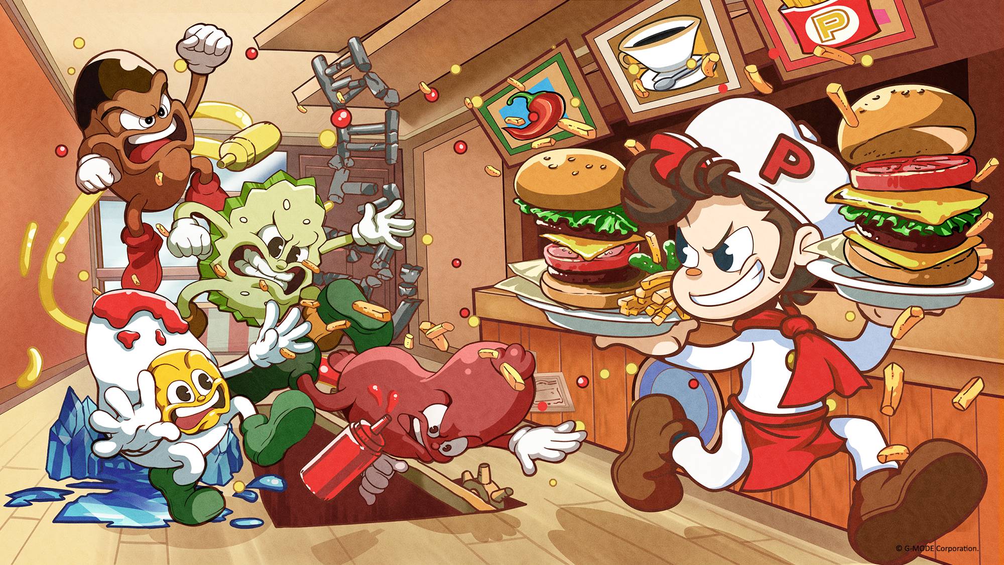 Food: "BurgerTime Party." Marvelous Inc. 2019.