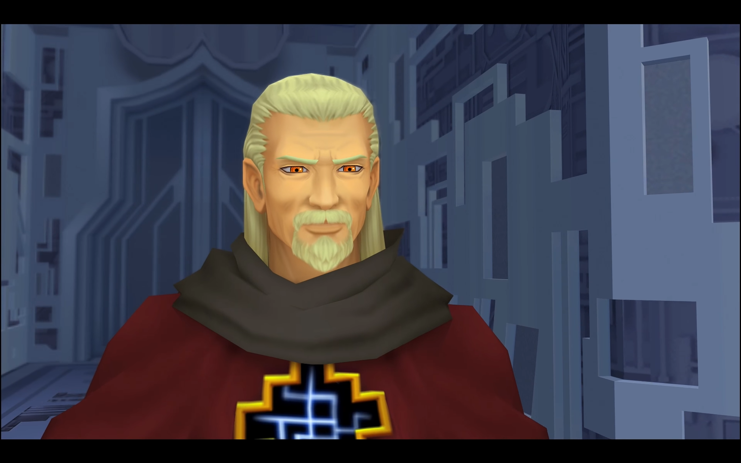 "Kingdom Hearts II." Square Enix. 2007.
Ansem reveals himself.