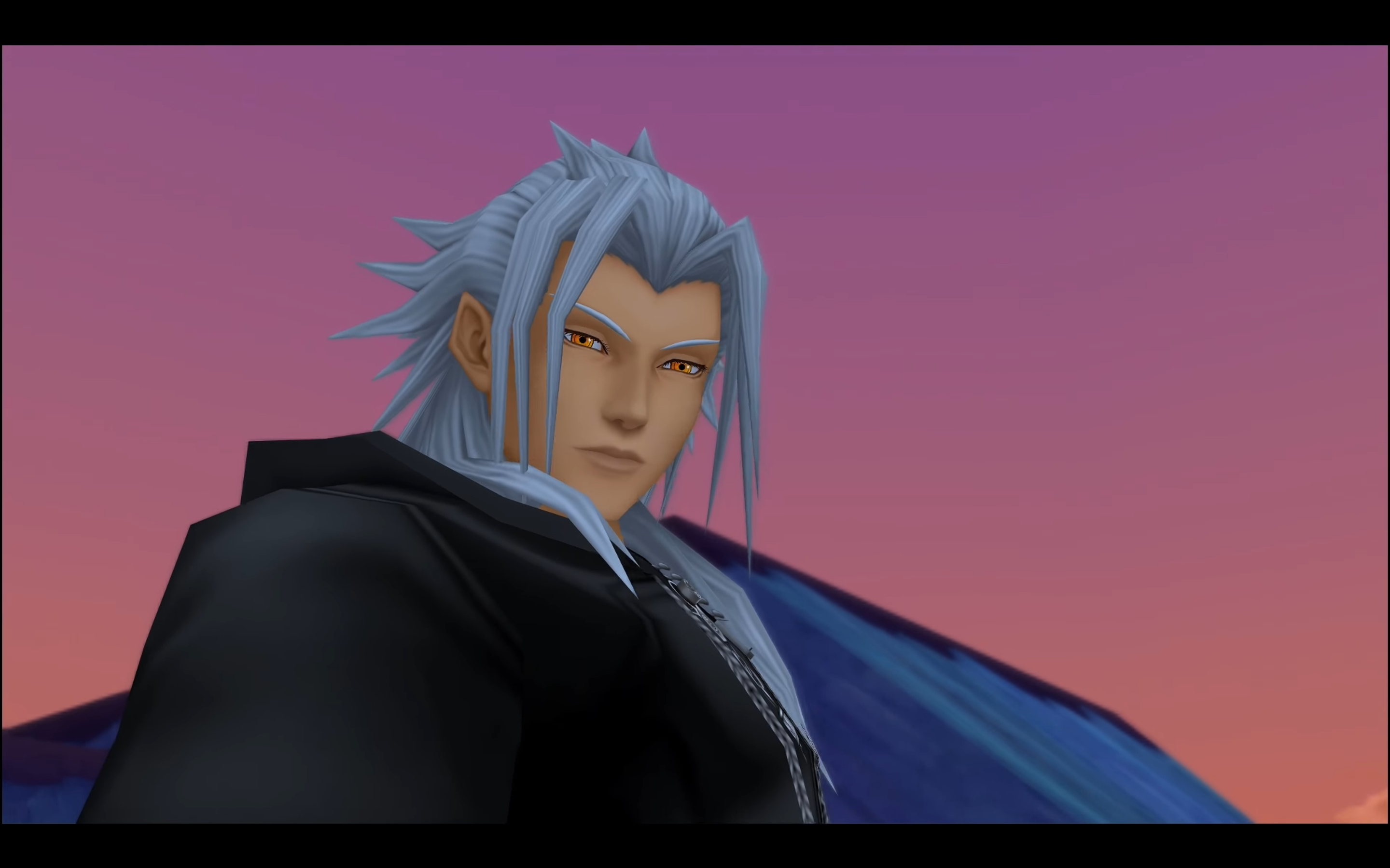 "Kingdom Hearts II." Square Enix. 2007.
Xemnas reveals himself.