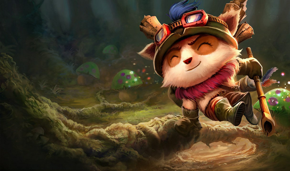 Teemo's default skin.