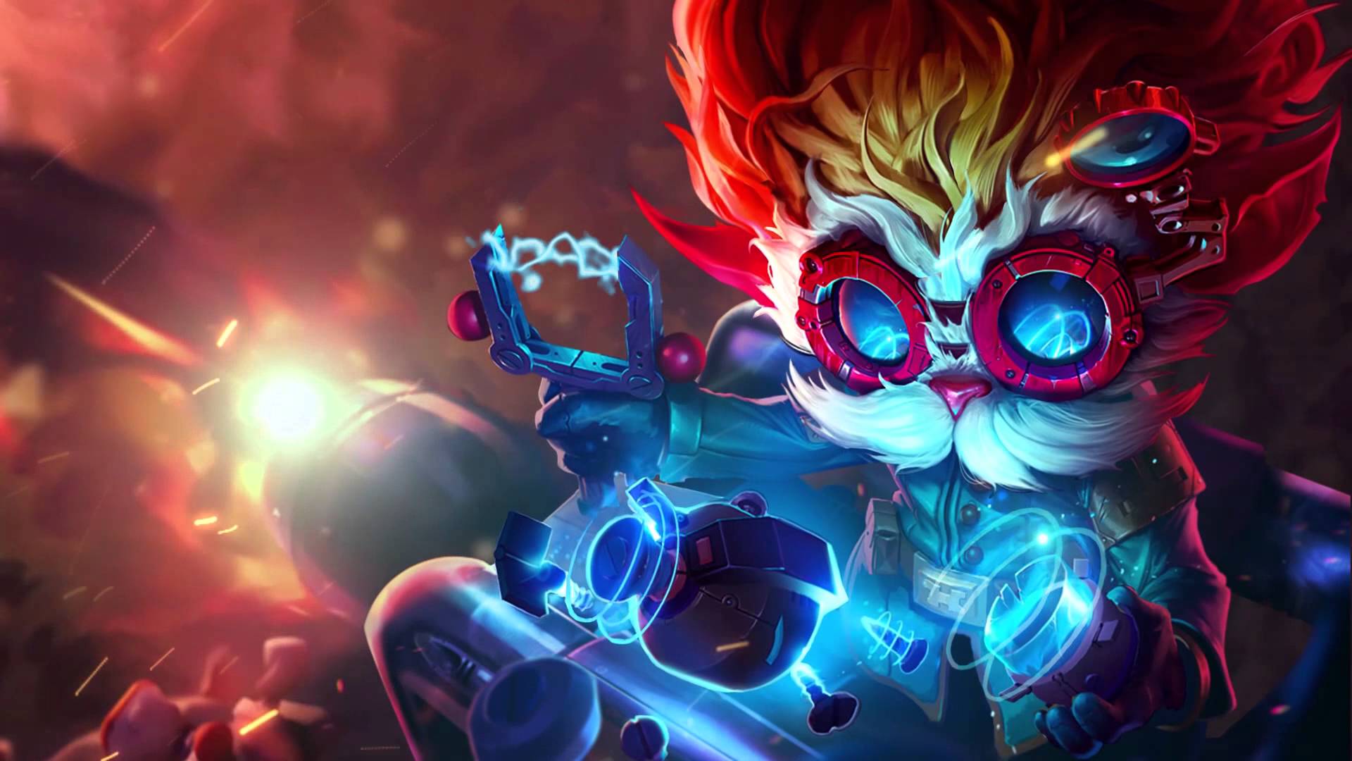 Heimerdinger's default skin.