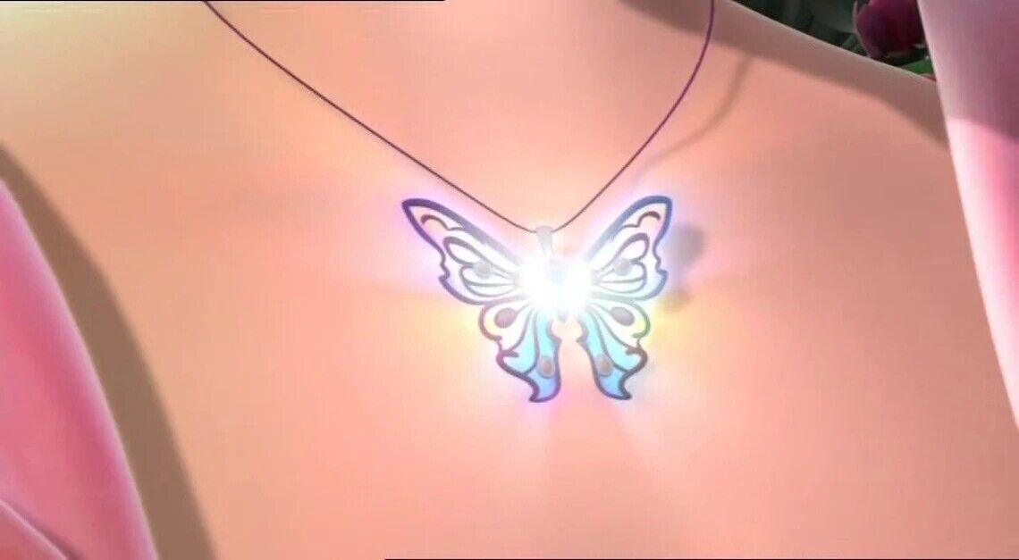 Elina's magical butterfly necklace in Barbie: Fairytopia (2005).