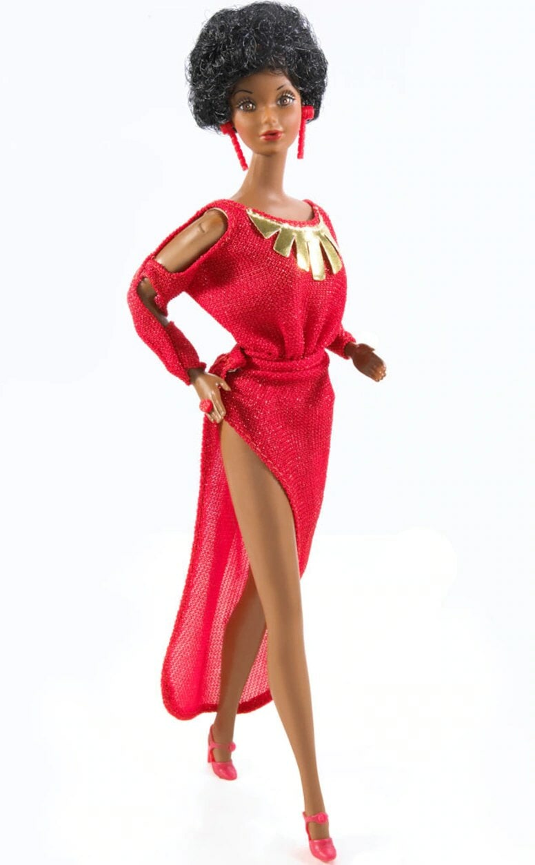 The first Black Barbie, with improved hair and overall design.