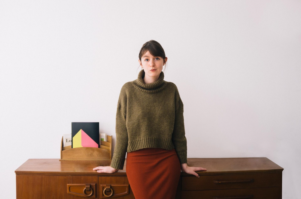 Sally Rooney photographed after the release of her first novel “Conversations With Friends.”