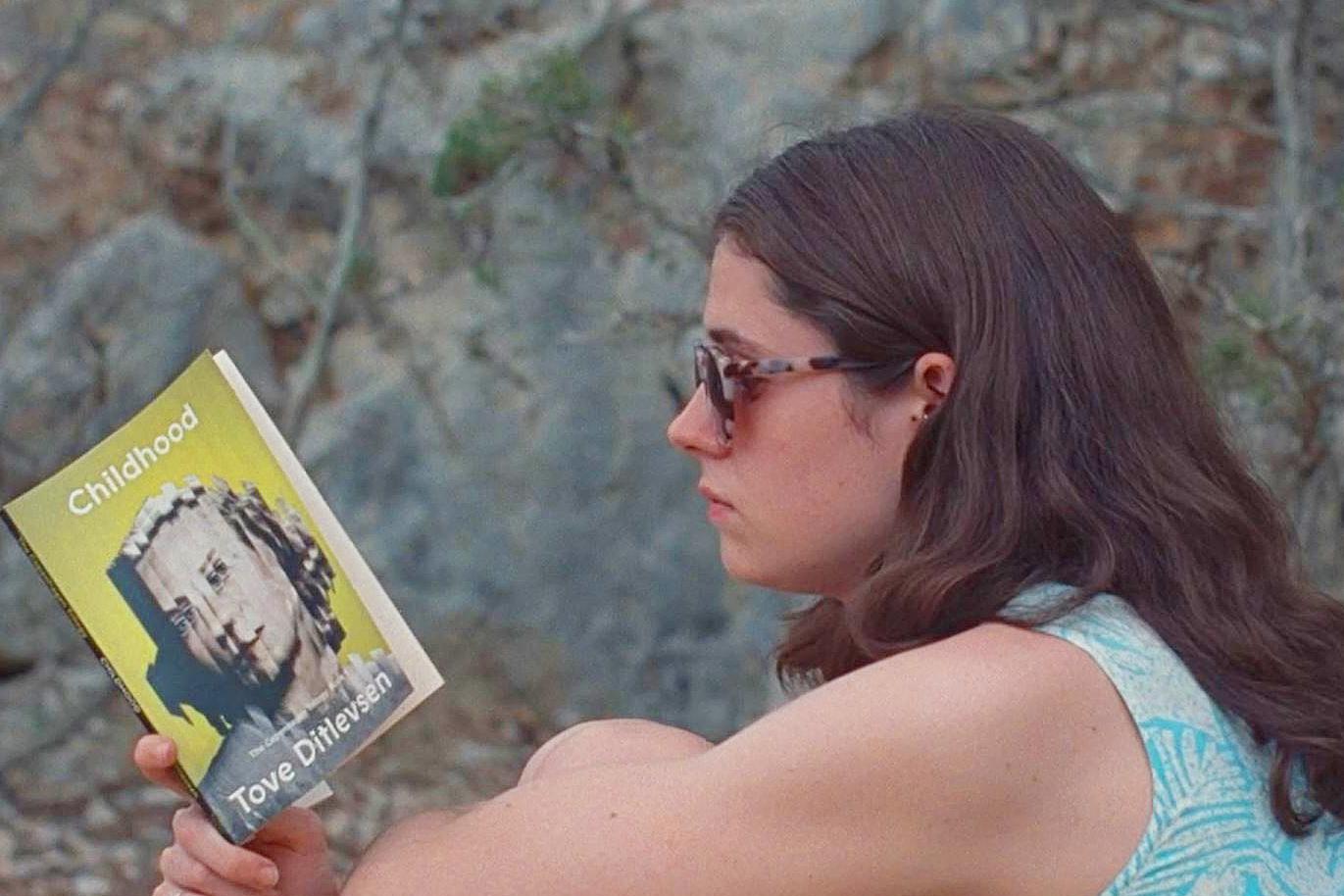 Frances reading in Hulu’s adaptation of Sally Rooney’s novel “Conversations With Friends.”