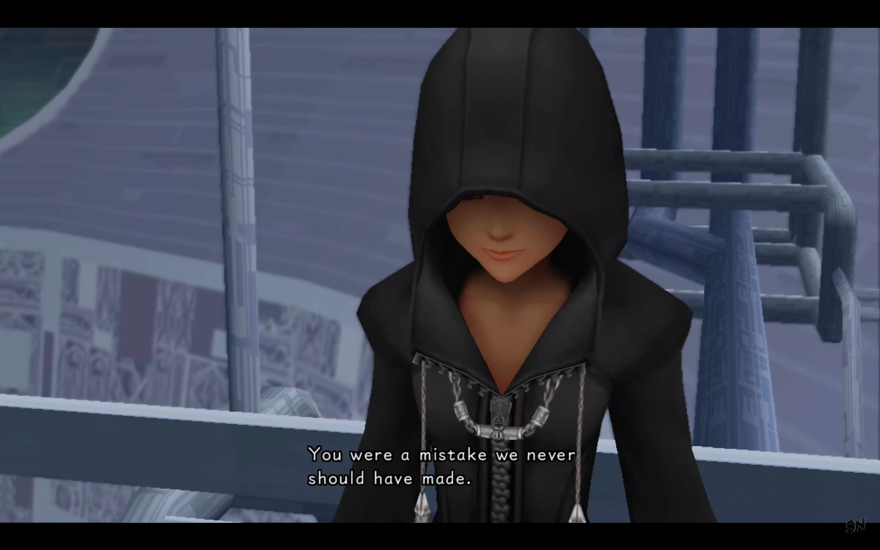 "Kingdom Hearts: 358/2 Days". 2009. Square Enix.
Xion in the Castle That Never Was.