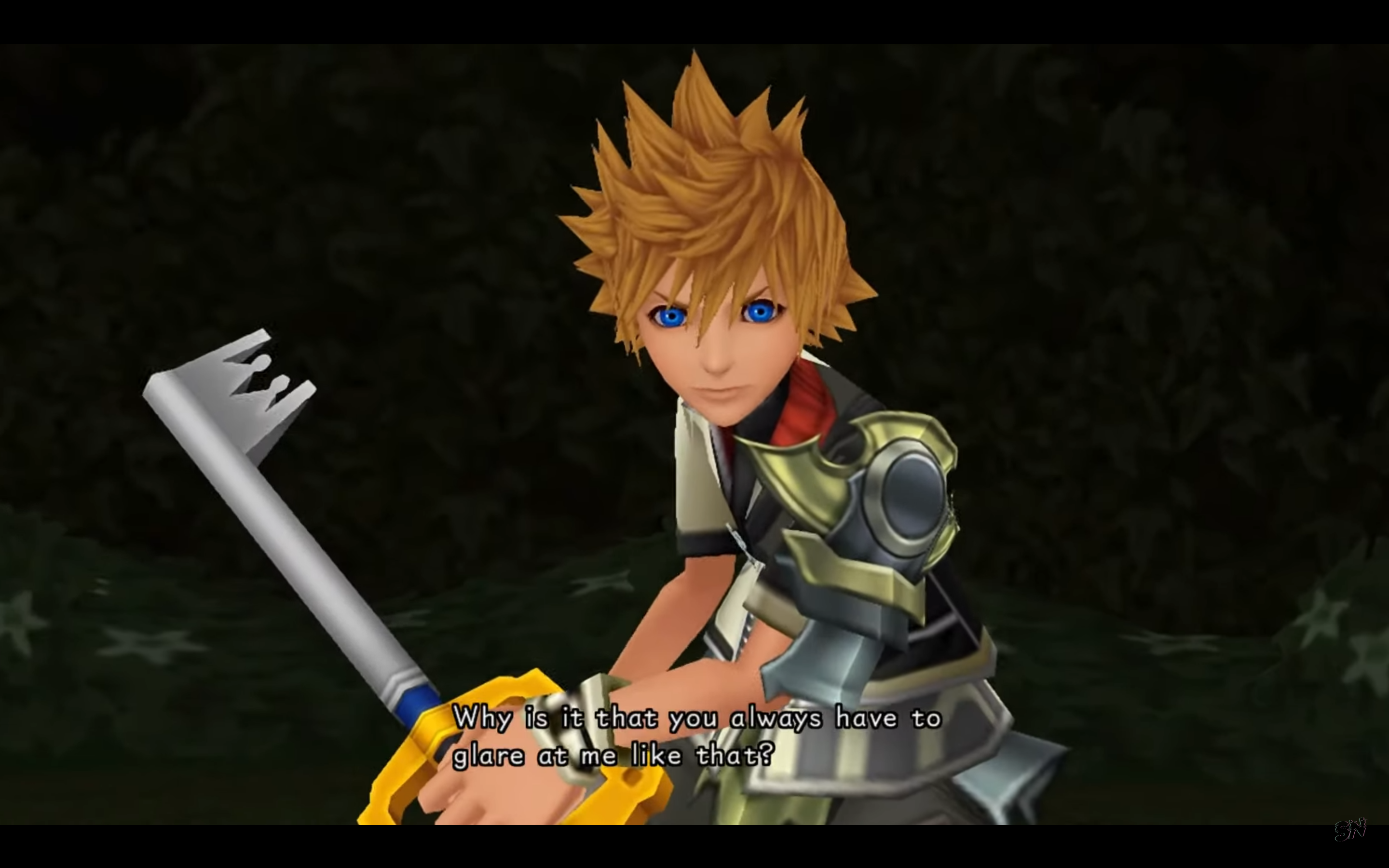 "Kingdom Hearts: 358/2 Days". 2009. Square Enix.
A boy who looks like Roxas.