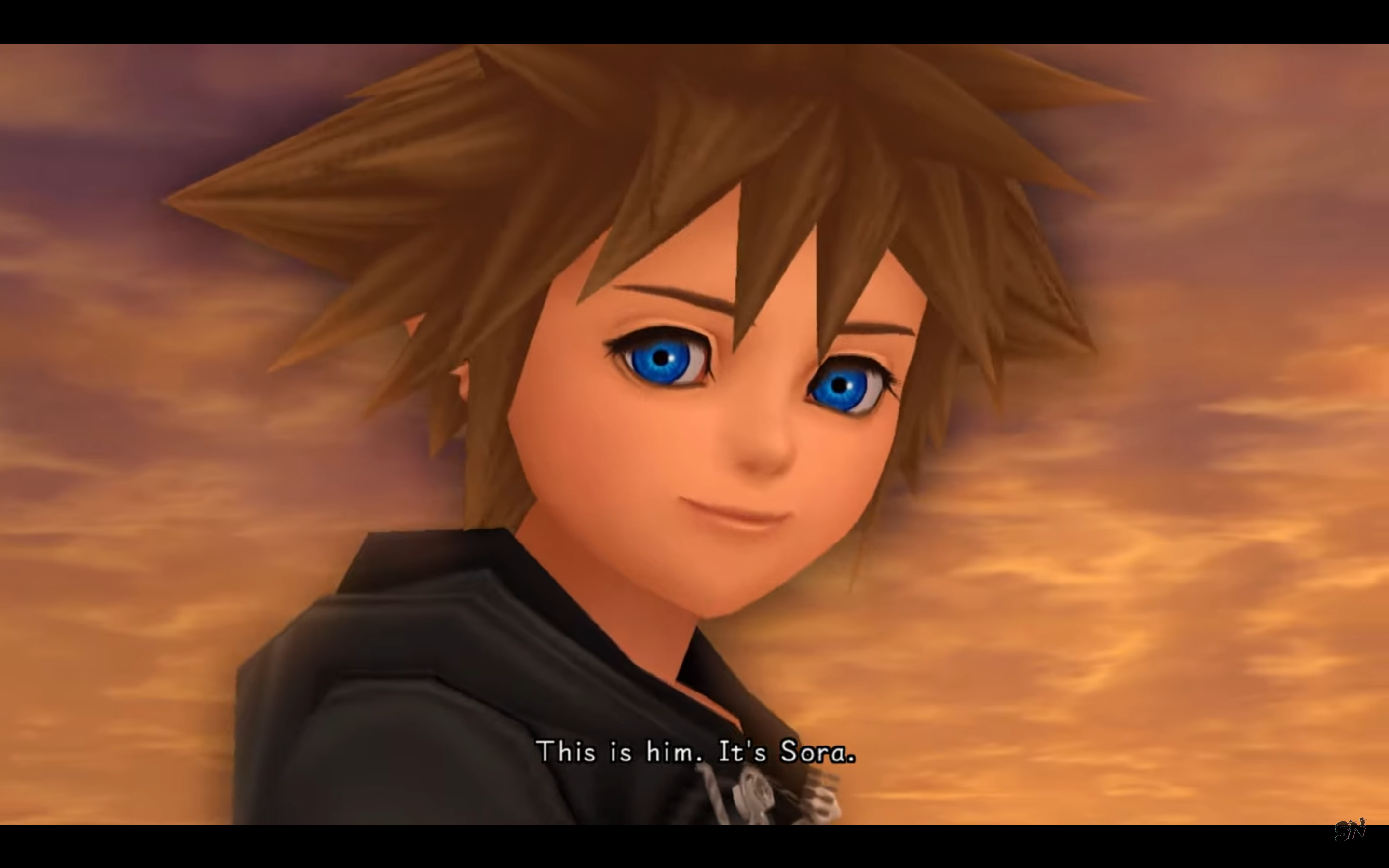 "Kingdom Hearts: 358/2 Days". 2009. Square Enix.
Xion revealed to have Sora's face.