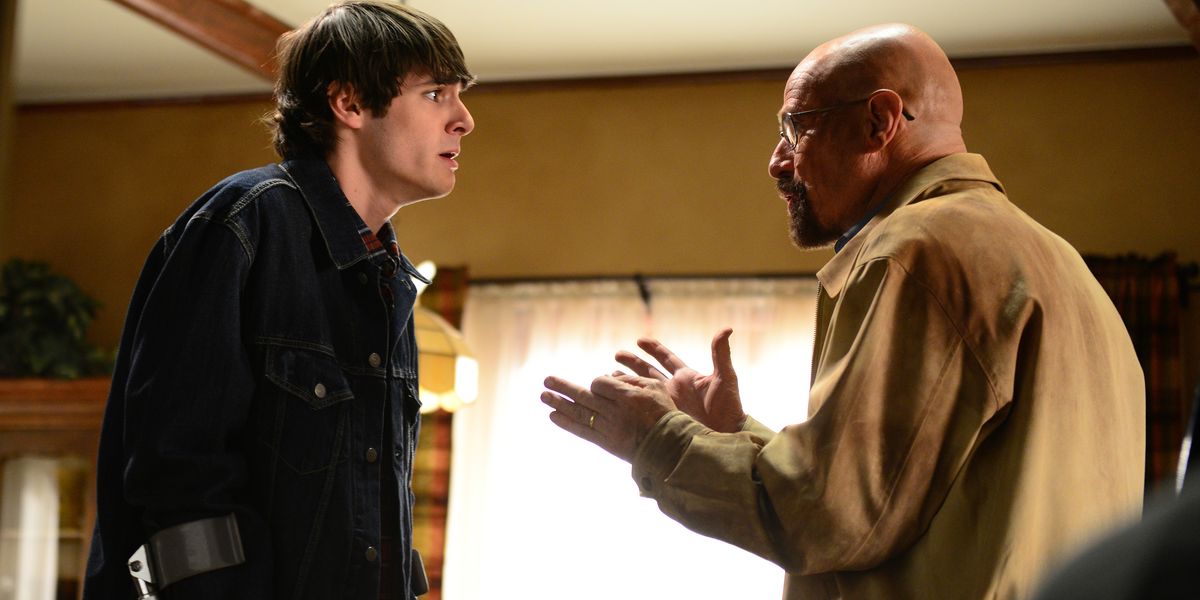 Breaking Bad. 2008-2013. AMC.
Walter White Jr. and Walter White arguing.