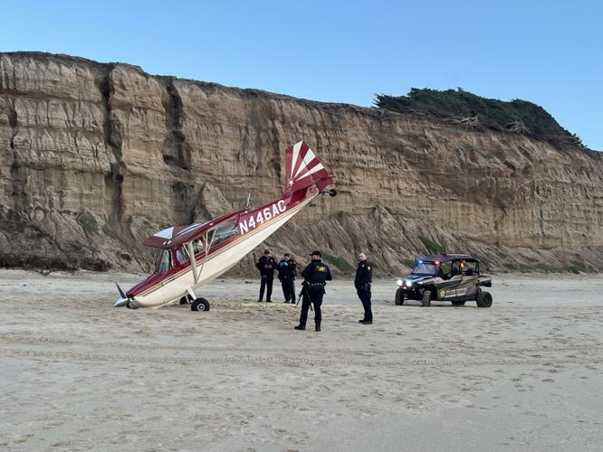 Plane taken by man in Half Moon Beach (Howell, 2024)