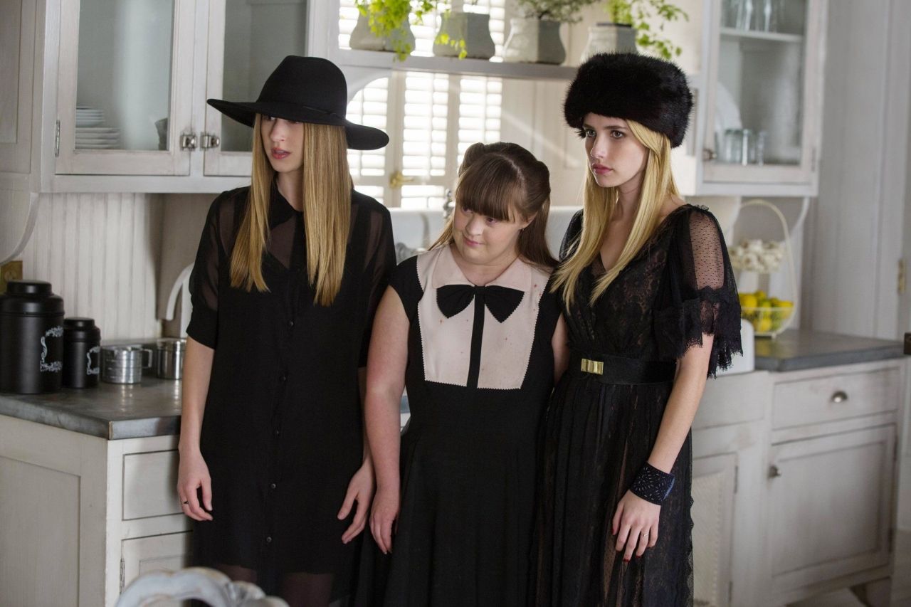 American Horror Story. (2011-). FX Network.
Zoe Benson, Nan, and Madison Montgomery in the kitchen.