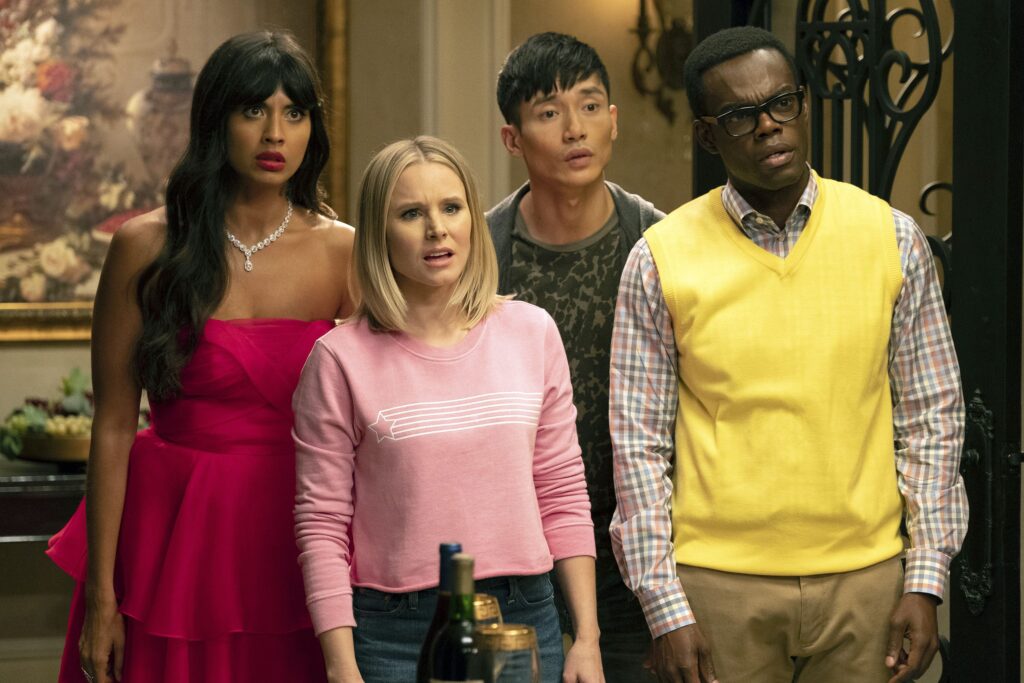 The Good Place. Season 4, Episode 14: "Whenever You're Ready." 2016-2020. NBC.