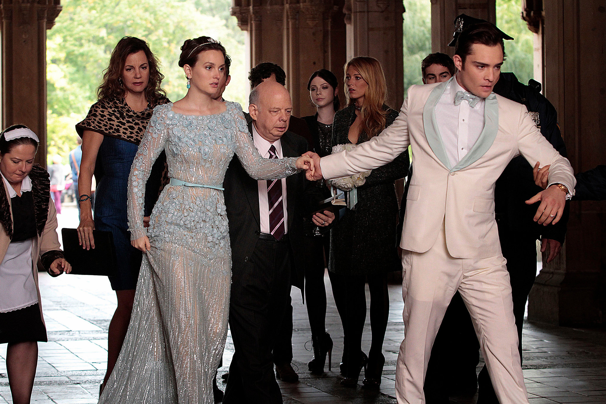 Chuck and Blair at their wedding in the finale. 