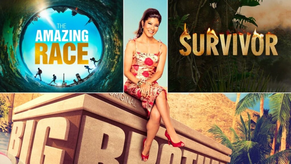 The Amazing race (2001-Present). Survivor (2000-Present). Big Brother (2000-Present) CBS.