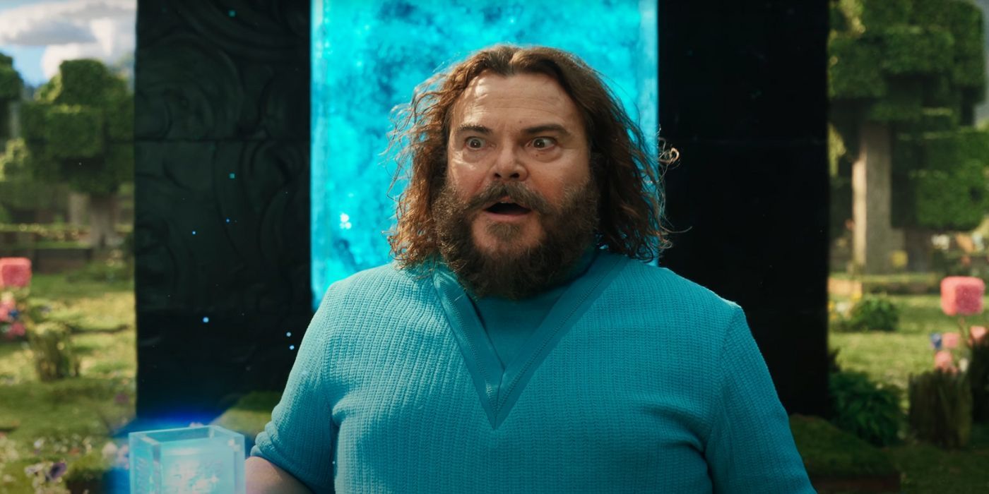 Jack Black in Jared Hess's 'A Minecraft Movie' (2025). Hess, Jared. A Minecraft Movie, 2025.