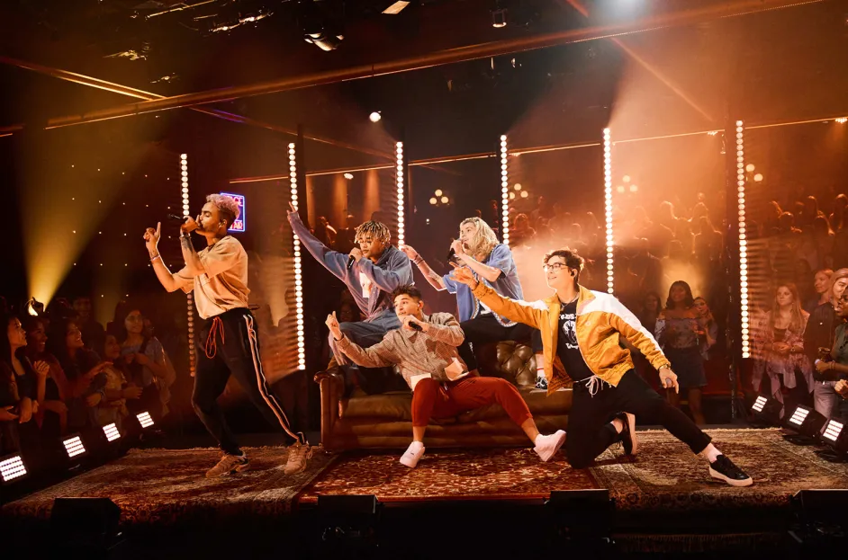 Terrence Patrick. CBS. PRETTYMUCH on James Corden. 2018.