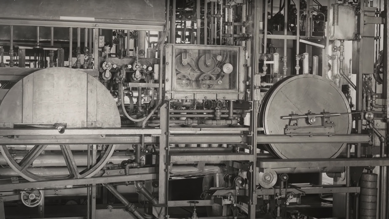 Old technicolor machine