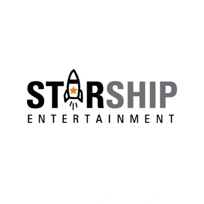 Starship Entertainment, a South Korean Pop entertainment company's logo.