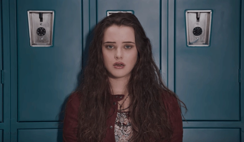 13 Reasons Why character Hannah Baker staring into the camera.