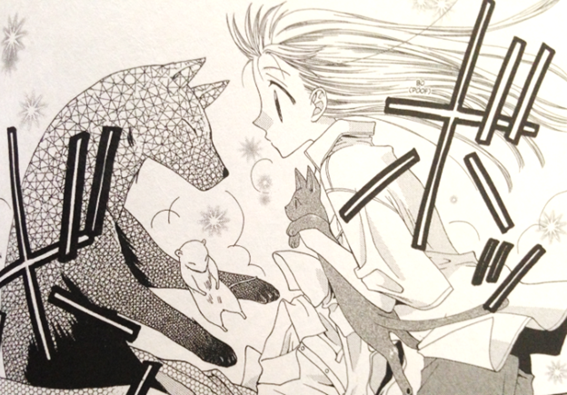 Tohru discovers the Sohma family's "secret." Fruits Basket. Natsuki Takaya, 1998-2006.