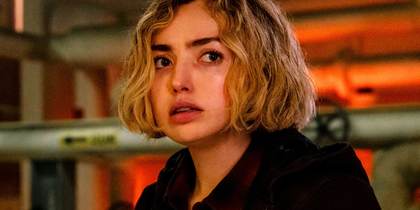 School Spirits Maddie stares off to the side of the camera.