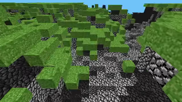 The first build of "Minecraft", titled “Cave Game.” Mojang. "Minecraft". 2009.
