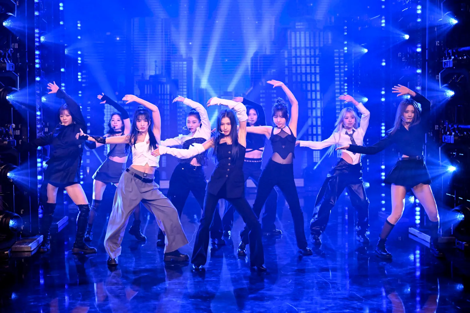 TWICE performing “Set Me Free” on The Tonight Show Starring Jimmy Fallon. TWICE. NBC. 2023.